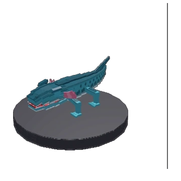In-game model capture of Acanthostega.