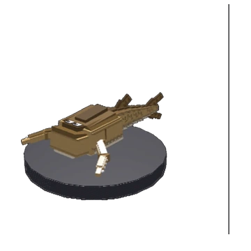 In-game model capture of Bothriolepis.
