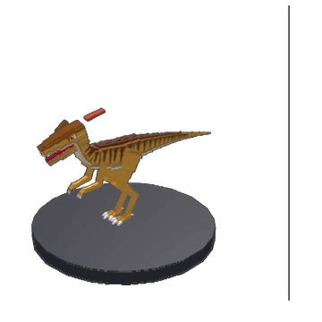 In-game model capture of Coelophysis.
