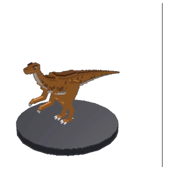 In-game model capture of Coloradisaurus.
