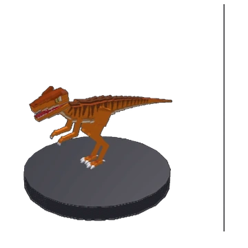 In-game model capture of Eoraptor.
