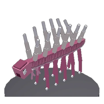In-game model capture of Hallucigenia.