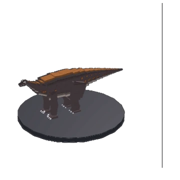 In-game model capture of Melanorosaurus.