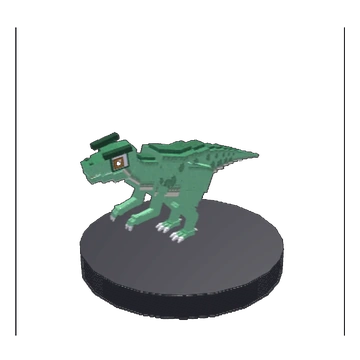 In-game model capture of Mussaurus.