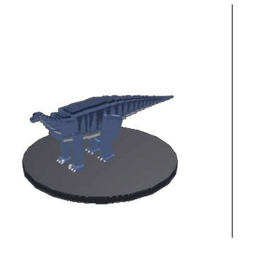 In-game model capture of Riojasaurus.