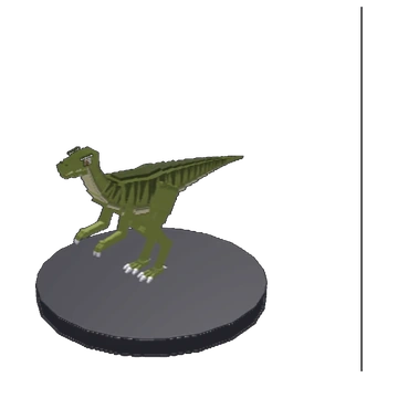 In-game model capture of Thecodontosaurus.