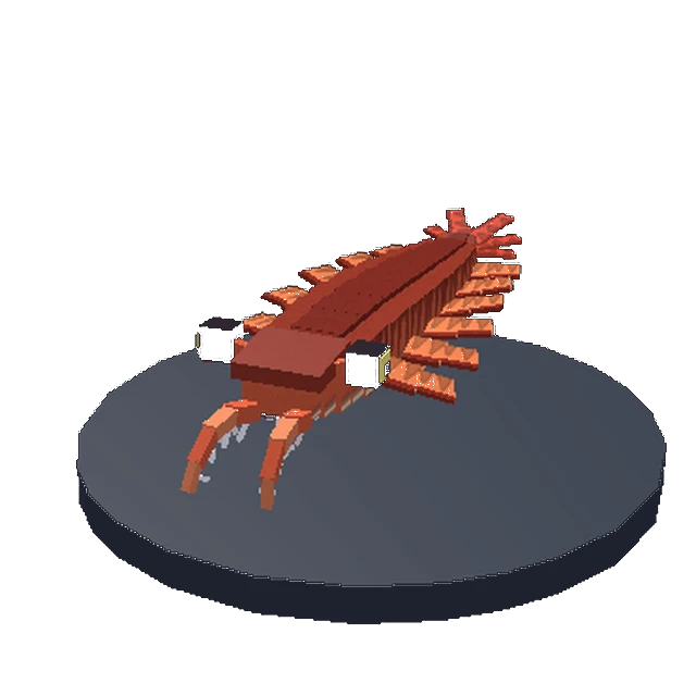In-game model capture of Anomalocaris.