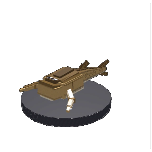 In-game model capture of Bothriolepis.
