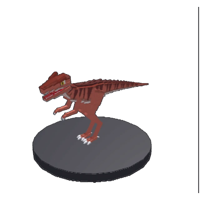 In-game model capture of Chindesaurus.