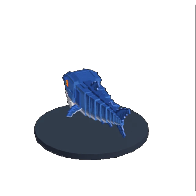 In-game model capture of Dunkleosteus.
