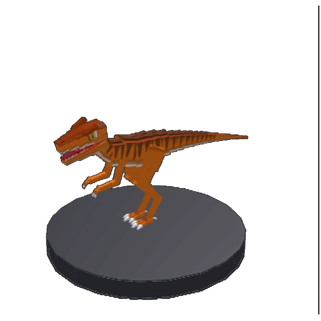 In-game model capture of Eoraptor.