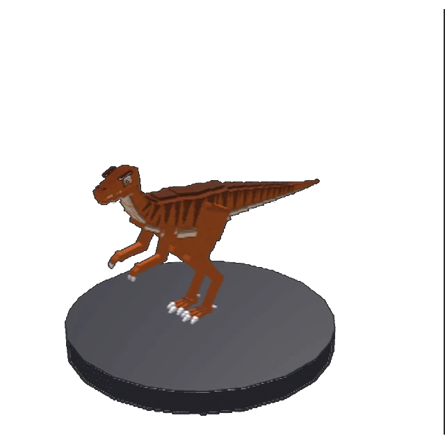 In-game model capture of Guaibasaurus.