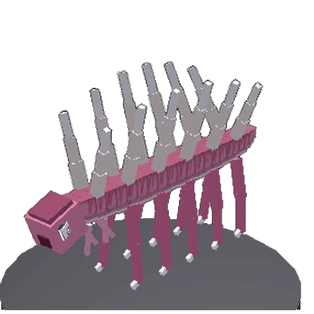 In-game model capture of Hallucigenia.