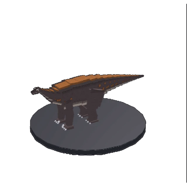 In-game model capture of Melanorosaurus.