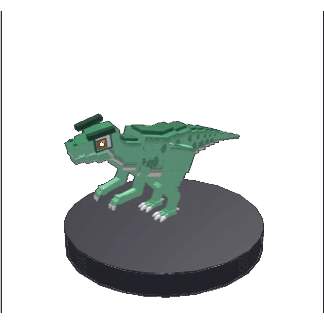 In-game model capture of Mussaurus.