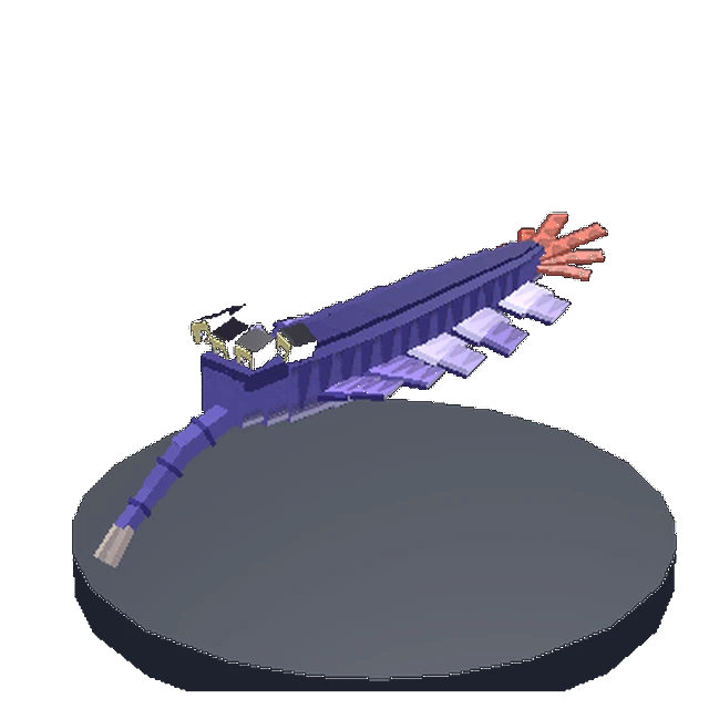 In-game model capture of Opabinia.