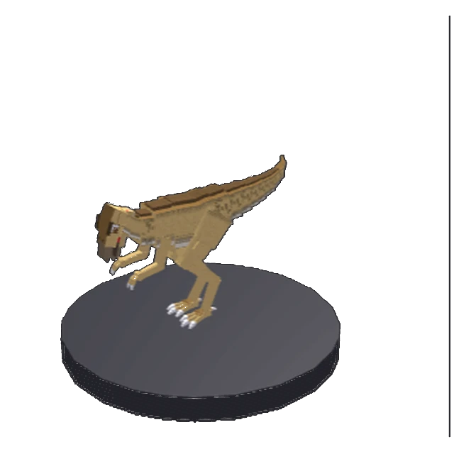 In-game model capture of Pisanosaurus.