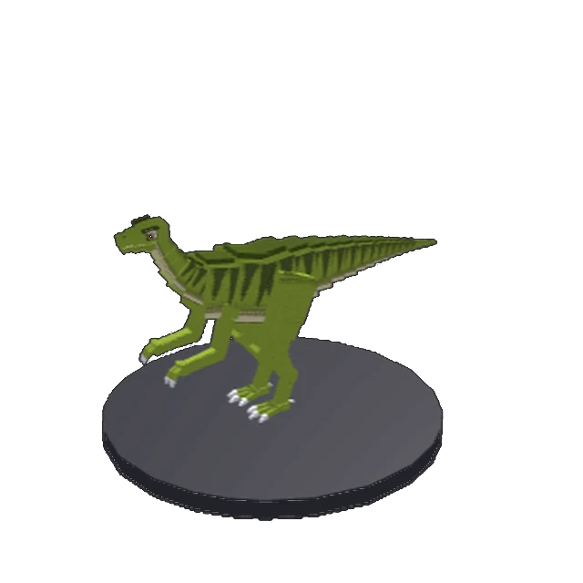 In-game model capture of Plateosaurus.