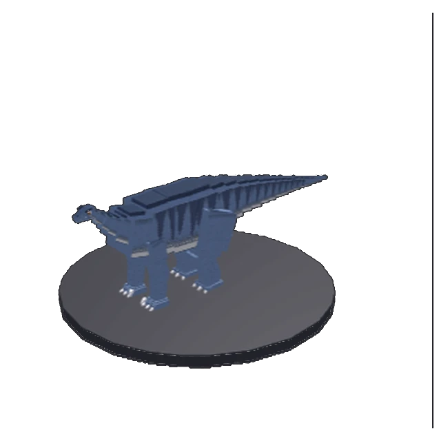 In-game model capture of Riojasaurus.