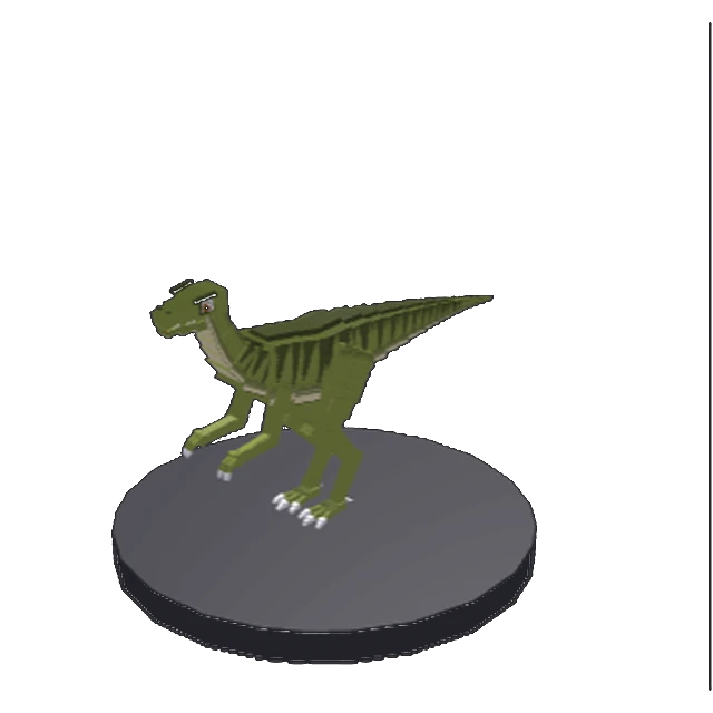 In-game model capture of Thecodontosaurus.