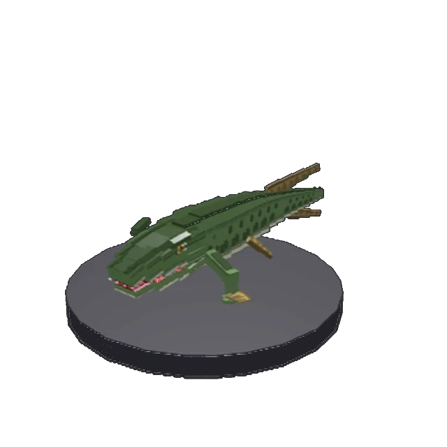 In-game model capture of Tiktaalik.