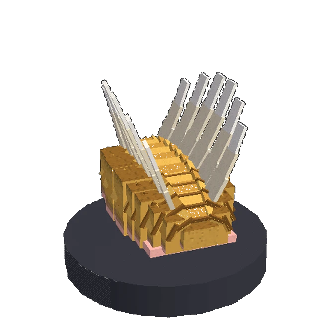 In-game model capture of Wiwaxia.